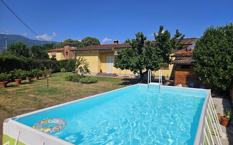 Villa Lory: Bleu, Piscine, Composite, Loisir, Ombre, Recours, Arrière-Cour, Eco Hôtel, Hacienda, Hôtel