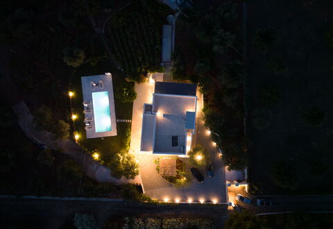 Lacorte di Ninetta: Piscine, Biens, Recours, Eco Hôtel, Crépuscule, Éclairage Paysager, Villa, Aménagement Paysager, Nuit, Manoir