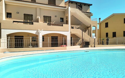 Castelsardo 632: Piscine, Balcon, Appartement, Recours, Biens, Villa, Hôtel, Hacienda, Ville Resort, Cour