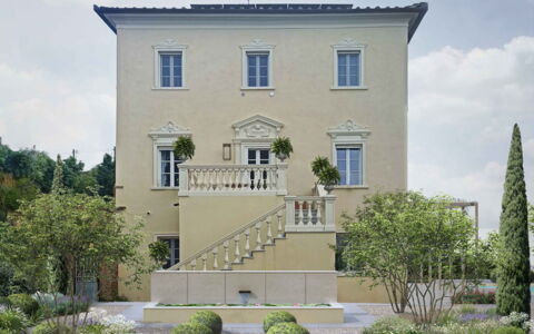 Villa Elisa: Façade, Architecture, Domicile, Zone Résidentielle, Design Urbain, Biens, Manoir, Jardin, Balcon, Villa