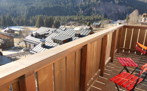 Casa Tomà Mountain View Cortina: Bois, Tache De Bois, Balcon, Dur, Lumber, Village De Montagne, Planche, Contre-Plaqué