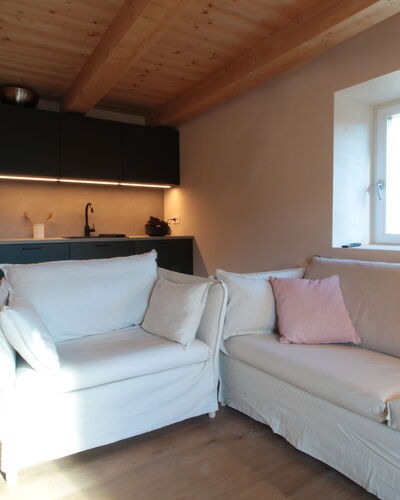 Casa Tomà Mountain View Cortina: Meubles, Sol, Design Intérieur, Sol, Canapé, Bois, Pièce, Parquet, Salon, Table
