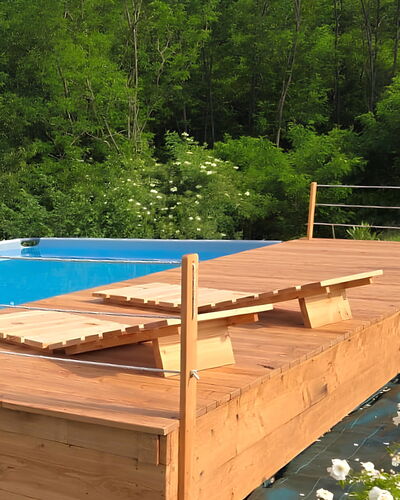 Nature Escape Villa Pool: Bois, Dur, Planche, Tache De Bois, Plate-Forme, Piscine, Parquet, Contre-Plaqué, Lumber