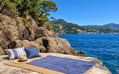 Portofino Luxury Villa – Private Sea Access & Car-: Mer, Cotiers Et Relief Océaniques, Côte, Plage, Océan, Mobilier De Jardin, Linge, Loisir, Rive, Vacances