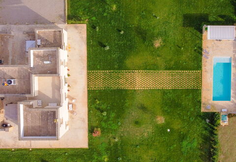 Masseria Ficalindia: Piscine, Lot Terre, Jardin, Pelouse, Biens, Aménagement Paysager, Gazon Artificiel, Recours, Arrière-Cour, Conception