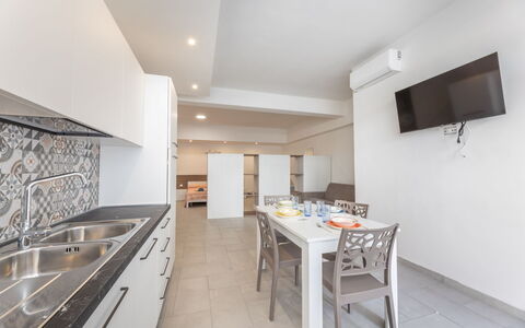 Appartamento Monomare, Gallipoli: Sol, Sol, Design Intérieur, Plafond, Comptoir, Cuisine, Pièce, Appartement, Principaux Appliance, Parquet