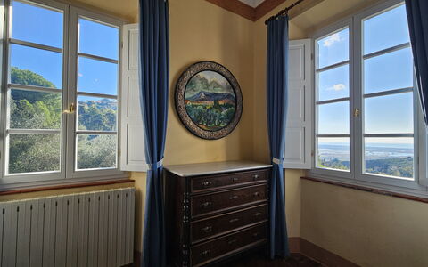 Villa Il Torrazzo, Vista Mare, Massarosa: Mur, Design Intérieur, Pièce, Cadre, Tache De Bois, Moulage, Dur, Verre, Peindre, Daylighting