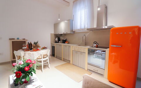 Bacchus: Historic Charming Home: Cuisine, Appareil De Cuisine, Principaux Appliance, Design Intérieur, Bois, Comptoir, Sol, Réfrigérateur, Électroménager, Meubles