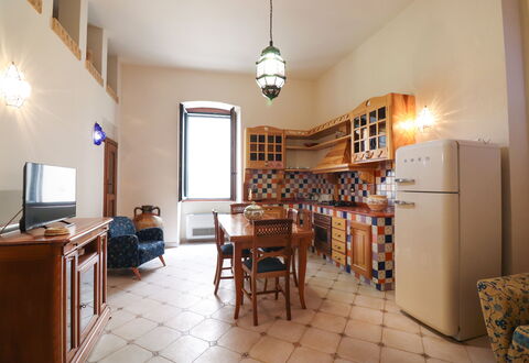 Cariddi Dimora Otranto: Design Intérieur, Sol, Meubles, Sol, Plafond, Cuisine, Pièce, Comptoir, Cabinetry, Appartement