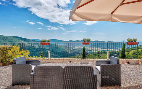 Villa Vita Bella: Paysage, Colline, Station De Montagne, Mobilier De Jardin, Chaîne De Montagnes, Pôle, Ombre, Pot De Fleur, Crête, Chaise