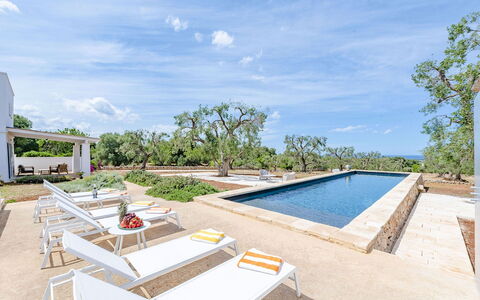 Villa Il Guaceto: Biens, Aménagement Paysager, Piscine, Villa