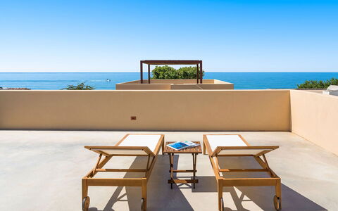 Villa Paprika: Mer, Mobilier De Jardin, Ombre, Océan, Eco Hôtel, Balcon, Chaise, Recours, Tache De Bois, Tropiques