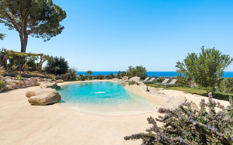 Villa Milo: Bleu, L'Eau, Plan D'Eau, Côte, Cotiers Et Relief Océaniques, Mer, Tropiques, Rive, Plage, Océan