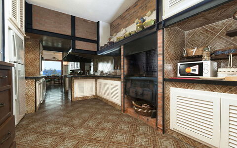 Villa Mary: Design Intérieur, Meubles, Mur, Sol, Bois, Cuisine, Sol, Plafond, Éclairage, Chaise