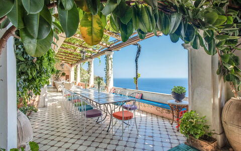 Villa San Giacomo: Bleu, Mer, Cotiers Et Relief Océaniques, Côte, Océan, Pot De Fleur, Recours, Plante D'Appartement, Tropiques, Caraïbes