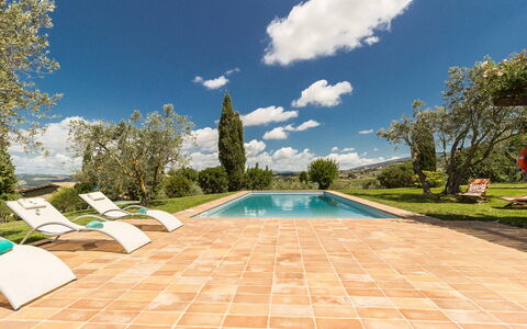 Villa Molinazzo 14: Piscine, Mobilier De Jardin, Jardin, Aménagement Paysager, Dalle, Ombre, Tuile, Recours, Eco Hôtel, Caractéristique De L'Eau