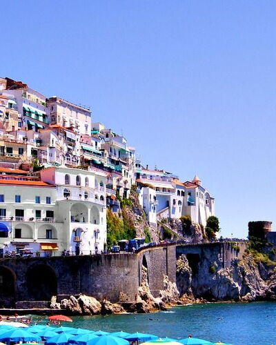 Casa Amalfitana: Bleu, Été, Côte, Cotiers Et Relief Océaniques, Mer, Attraction Touristique, Plage, Océan, Ville Resort