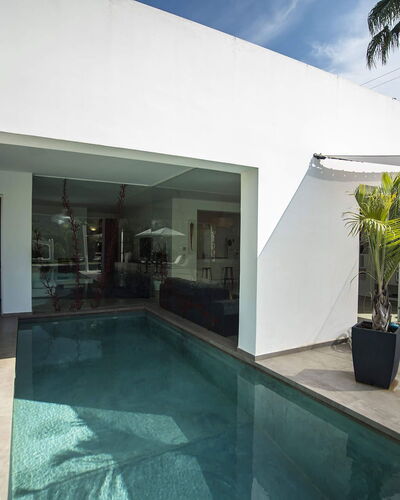 Villa Corallo: Domicile, Architecture, Sol, Ombre, Piscine, Chaise, Recours, Eco Hôtel, Plante D'Appartement