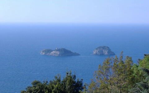 Villa Ettore: Bleu, Ressources En Eau, Paysage Naturel, Mer, Roche, Cotiers Et Relief Océaniques, Promontoire, Horizon