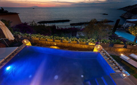 Villa Heart: Bleu, L'Eau, Piscine, Mer, Recours, Côte, Nuit, Océan, Eco Hôtel, Hôtel