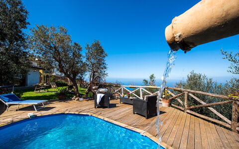 Villa Pandora: Bleu, Piscine, Recours, Lumière Du Soleil, Mobilier De Jardin, Eco Hôtel, Ombre, Ville Resort, Villa, Balancelle