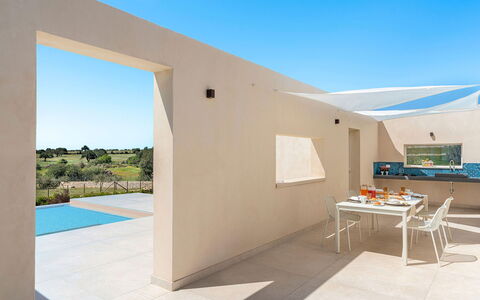 Villa Bruna: Sol, Sol, Meubles, Composite, Ombre, Mobilier De Jardin, Chaise, Piscine, Patio, Conception