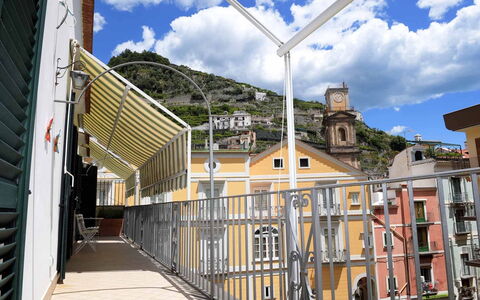 Casa Minori: Composite, Design Urbain, Balcon, Appartement, Escaliers, Balustrade, Balustre