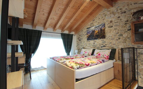 La Casetta dei Palù, Valdobbiadene: Meubles, Design Intérieur, Plafond, Chaise, Tache De Bois, Oreiller, Dur, Linge, Throw Pillow, Salon