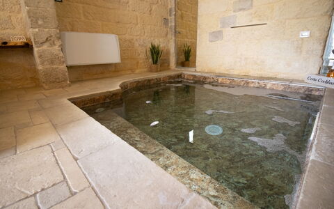 Coclea Heritage Suites: Sol, Sol, Composite, Tuile, Piscine, Luminaire Plomberie, Dalle, Hôtel, Calcaire