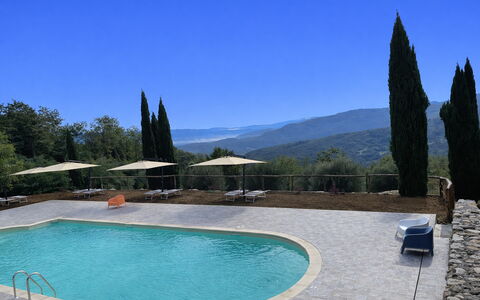 Borgo Antico, Pool, Barberino del Mugello: Piscine, Mobilier De Jardin, Mélèze, Recours, Ombre, Eco Hôtel, À Feuilles Persistantes, Aménagement Paysager