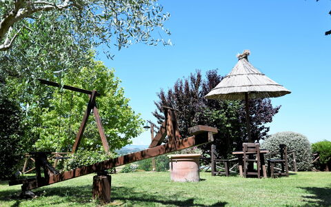 Terre di Giano Private Pool and View, Umbria: Jardin, Tronc, Pelouse, Parc, Aménagement Paysager, Cour, Arrière-Cour