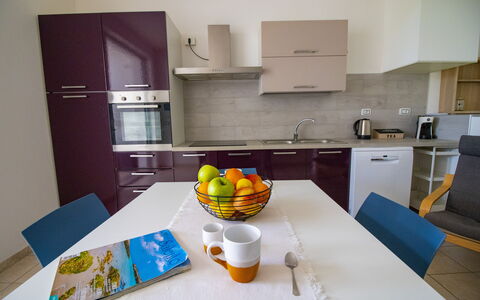 Villa i Gabbiani Otranto: Meubles, Sol, Design Intérieur, Bois, Principaux Appliance, Appareil De Cuisine, Cuisine, Sol, Comptoir, Pièce