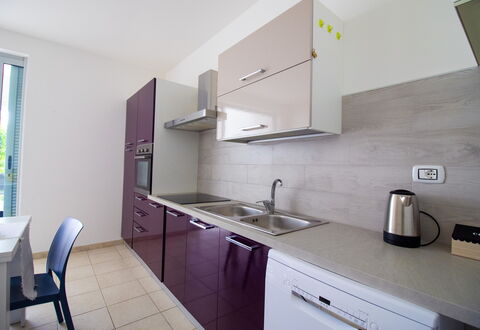 Villa i Gabbiani Otranto: Cuisine, Comptoir, Appareil De Cuisine, Principaux Appliance, Sol, Design Intérieur, Cabinetry, Évier, Meubles, Evier