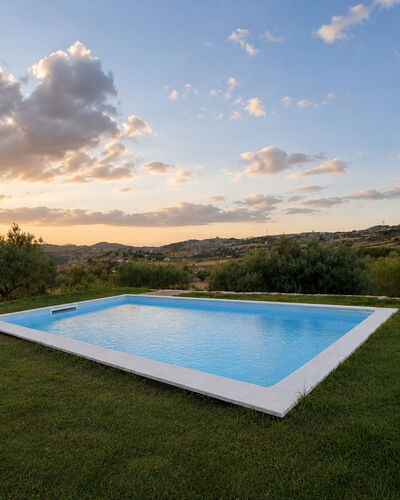 Villa Margi: Bleu, Piscine, Ferme