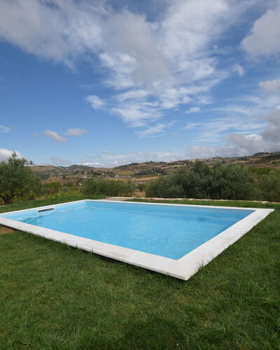 Villa Margi: Bleu, Piscine