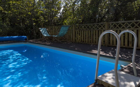 Villa Sole - Exclusive Villa al Conero con Piscina: Bleu, Piscine, Composite, Loisir, Ombre, Recours, Eco Hôtel, Clôture, Arrière-Cour, Plastique