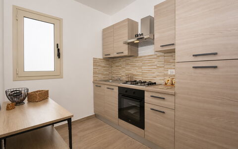 Villa Cosentini: Principaux Appliance, Bois, Cuisine, Comptoir, Appareil De Cuisine, Design Intérieur, Sol, Cabinetry, Appartement, Sol