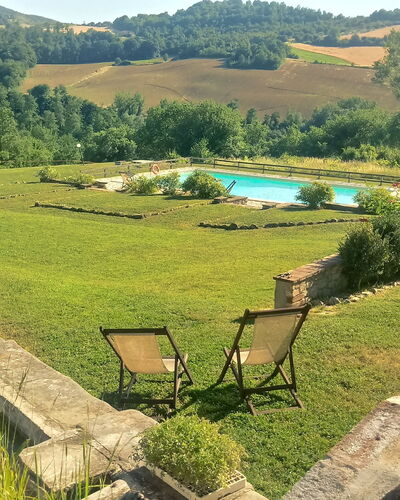 Villa Campo al Vento - Country Farm: Paysage, Jardin, Biens, Piscine, Aménagement Paysager, Pelouse, Ferme, Arrière-Cour, Eco Hôtel, Mobilier De Jardin