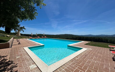 Casa Stella Serena, Podere le Scopaie, Pool: Piscine, Aménagement Paysager, Eco Hôtel, Recours, Hacienda