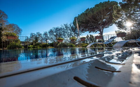 Tenuta Renna: Bleu, Piscine, Réflexion, Soirée, Aménagement Paysager, Crépuscule, Nuit, Éclairage Paysager, Ville Resort, Recours