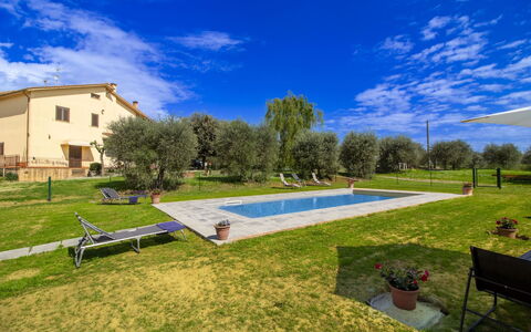 Gli Ulivi: Ferme, Biens, Pelouse, Piscine, Villa, Hacienda