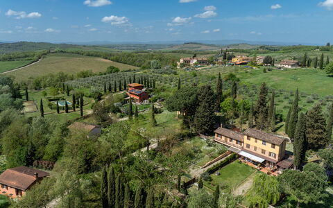 Civico108 Vacation Home, Pool, Castellina in Chian: Biens, Jardin, Plantation, Aménagement Paysager, Ferme, Villa, Hacienda, Parc, Manoir