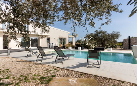 Pizzuta Country House: Domicile, Ombre, Biens, Aménagement Paysager, Mobilier De Jardin, Piscine, Villa, Allée, Hacienda