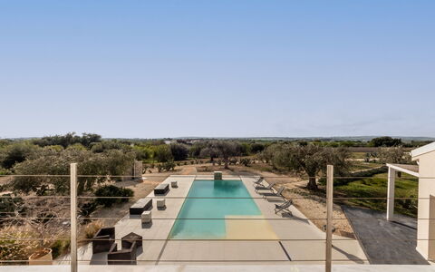 Pizzuta Country House: Piscine, Composite, Béton, Ombre, Biens, Conception, Recours, Tuile