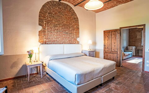 Grosseto 830: Mur, Brique, Design Intérieur, Meubles, Plafond, Brickwork, Pièce, Chambre, Cadre De Lit, Lit