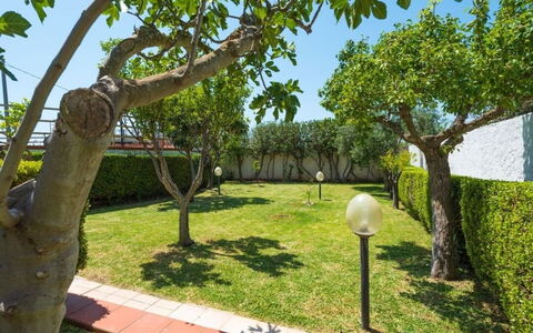 Villa Sole Mare: Jardin, Pelouse, Ombre, Printemps, Aménagement Paysager, Passerelle, Cour, Parc, Arrière-Cour