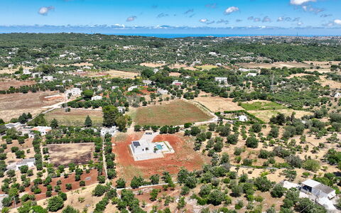 Tenuta Emma: Arbre, Vue Du Ciel, Photographie Aérienne, Paysage, Plaine, Zone Résidentielle, Lot Terre, Champ, Banlieue, Village