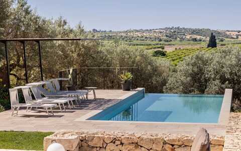 Villa Maddalena: Piscine, Meubles, Composite, Recours, Mobilier De Jardin, Chaise, Eco Hôtel, Balancelle, Dalle, Villa