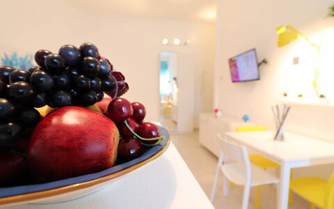 Casa Maya a Otranto: Design Intérieur, Meubles, Sol, Pièce, Sol, Plafond, Chaise, Plante D'Appartement, Peindre, Salon
