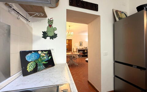 La Dimora del Leone: Sol, Design Intérieur, Principaux Appliance, Sol, Éclairage, Meubles, Pièce, Appareil De Cuisine, Cuisine, Plafond